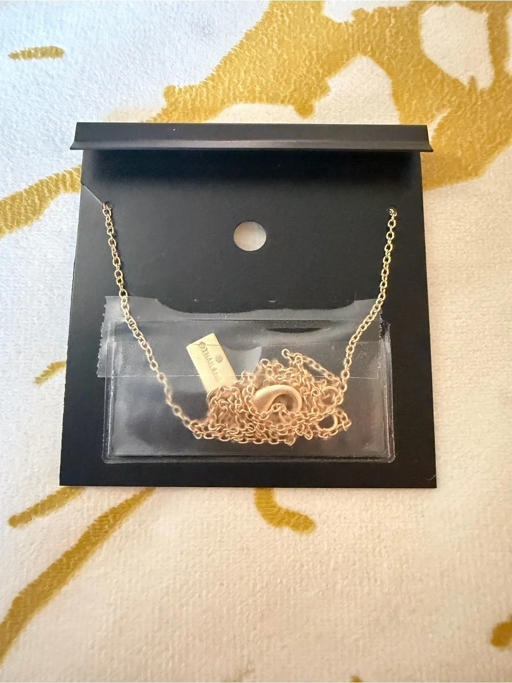 Coach necklace gold